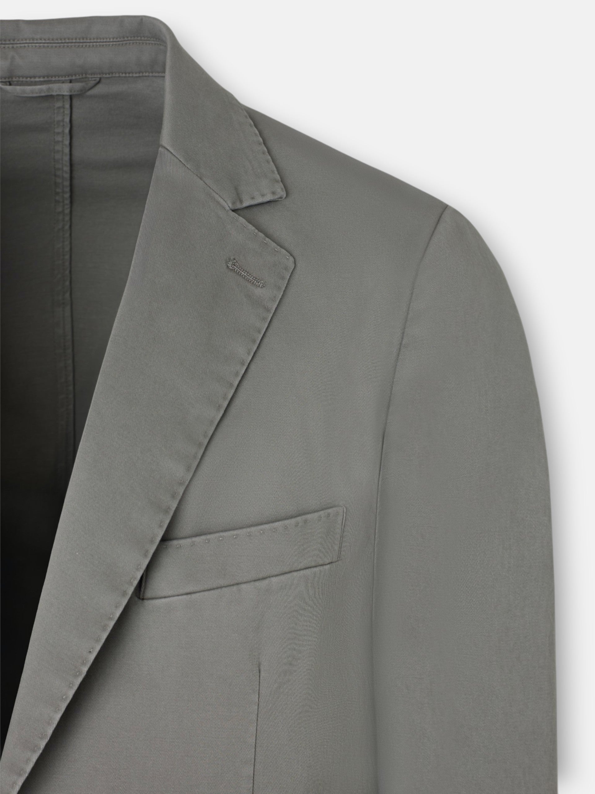 Straight casual khaki blazer