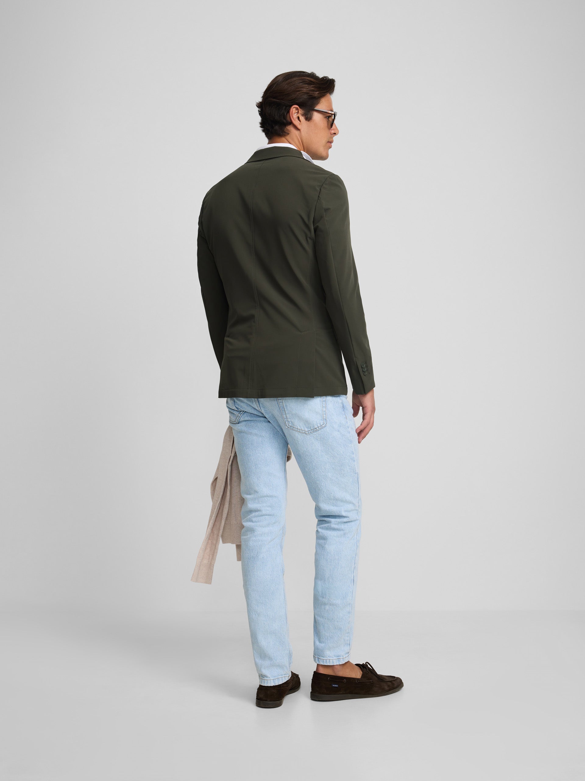 Blazer técnico verde