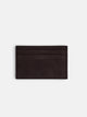 Basic brown leather card holder