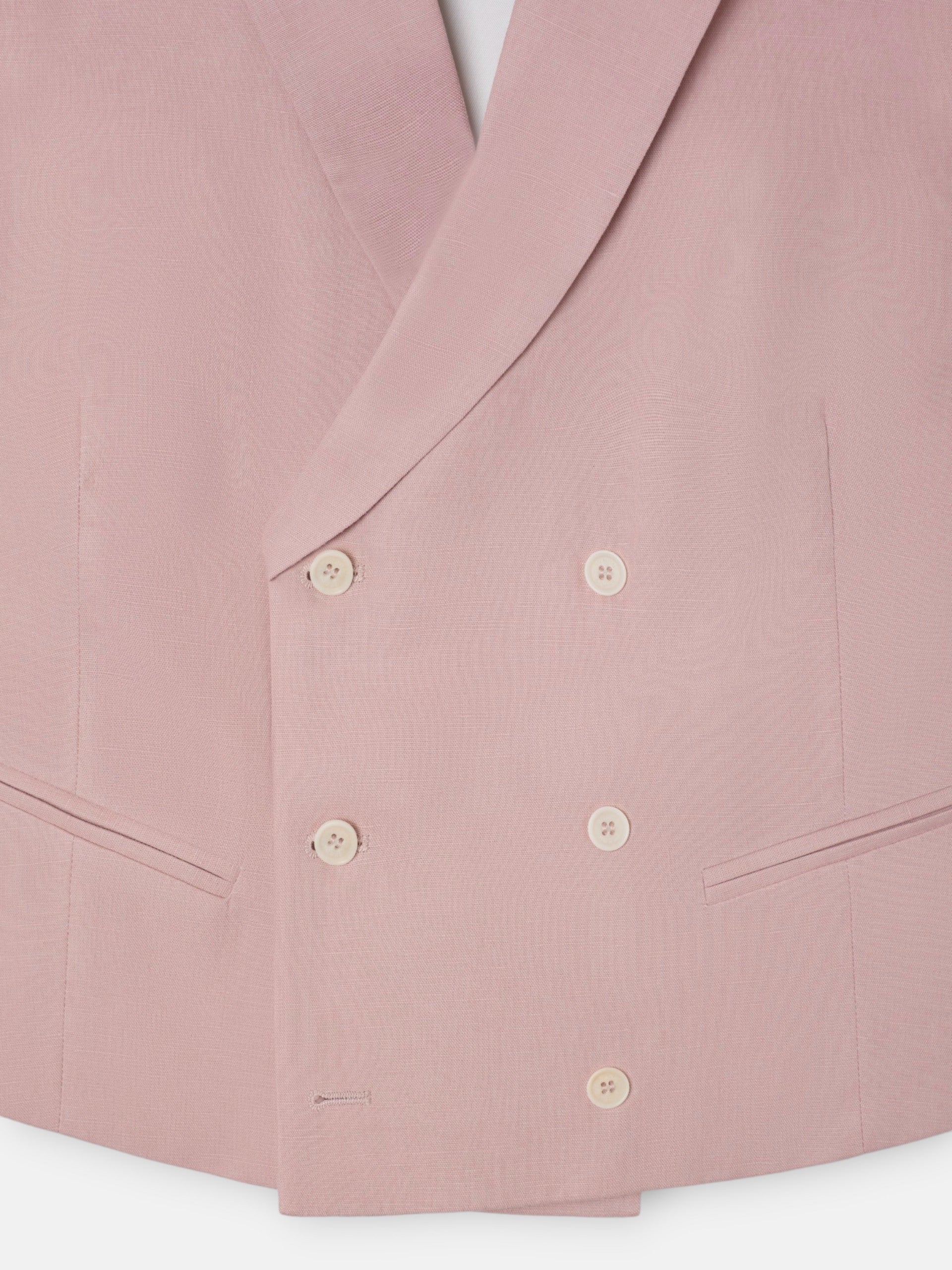 Chaleco chaque cuello clasico coral