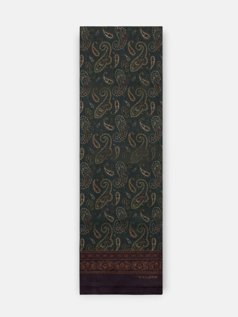 Foulard paisley verde