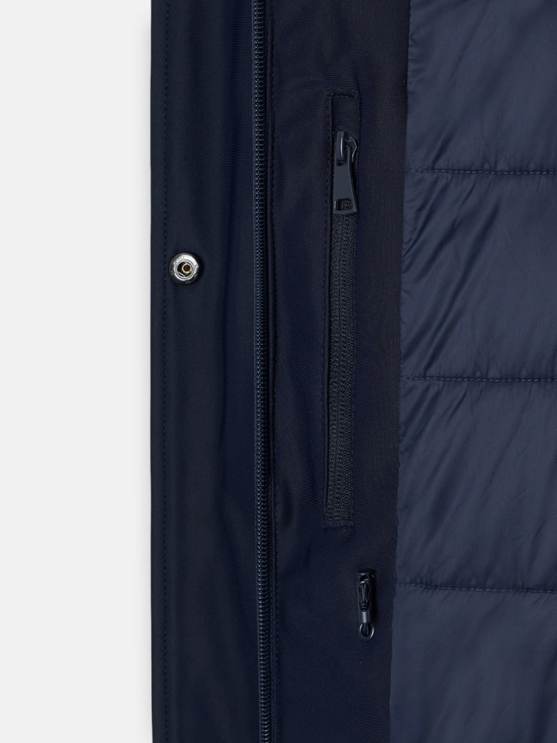 Parka tailoring woman azul marino