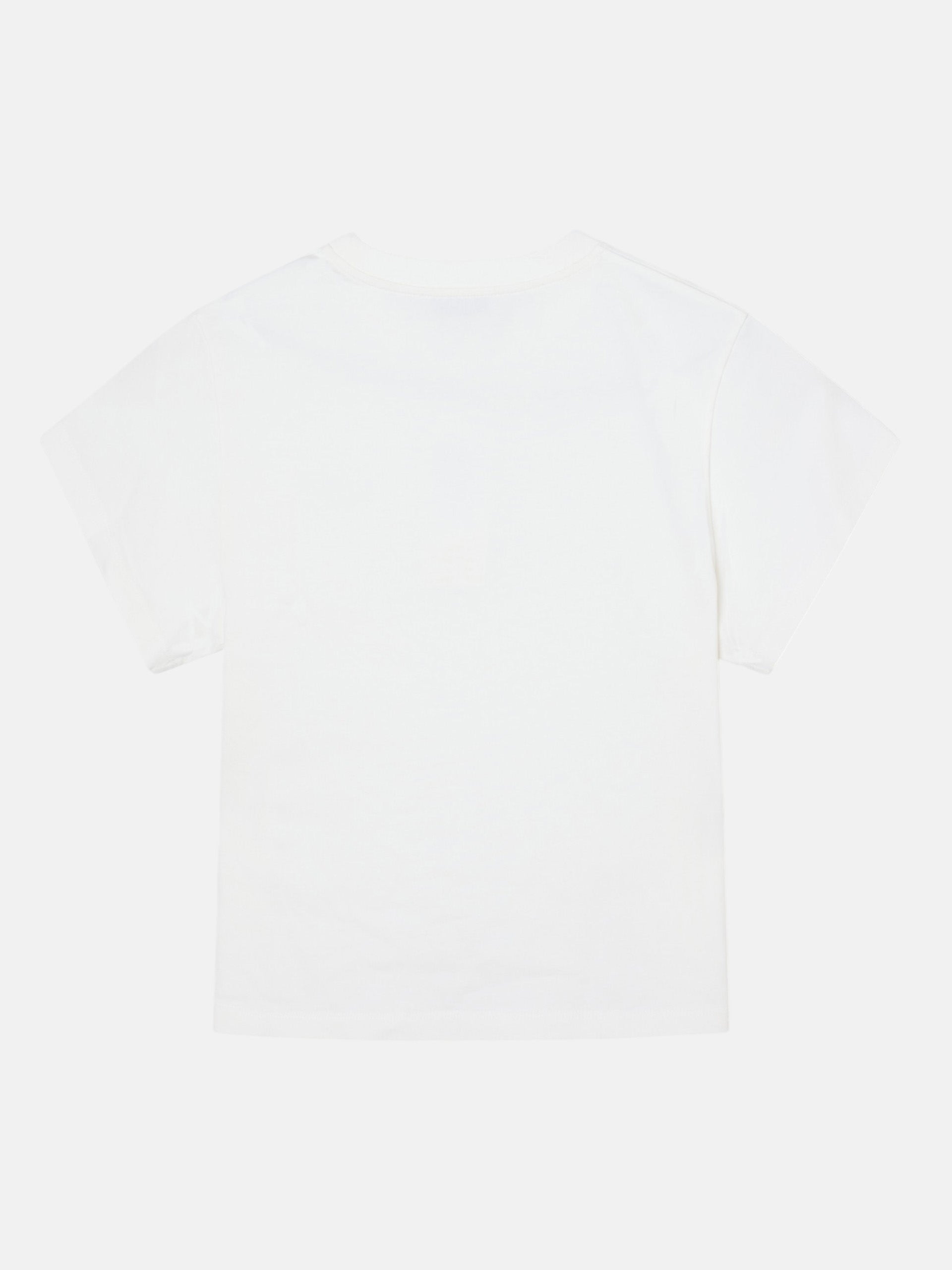 Camiseta mulher patch silbon branco