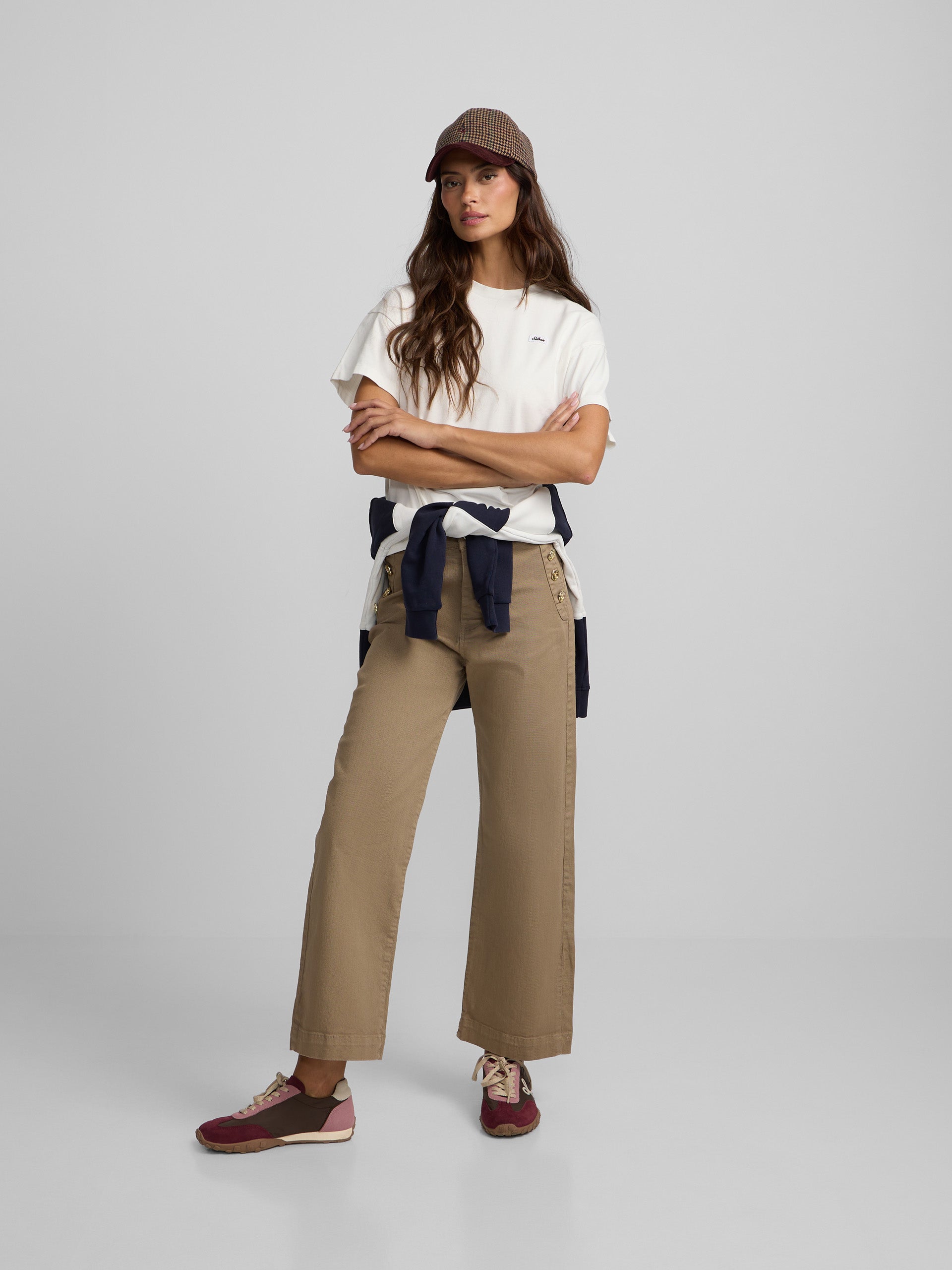 Camiseta mulher patch silbon branco