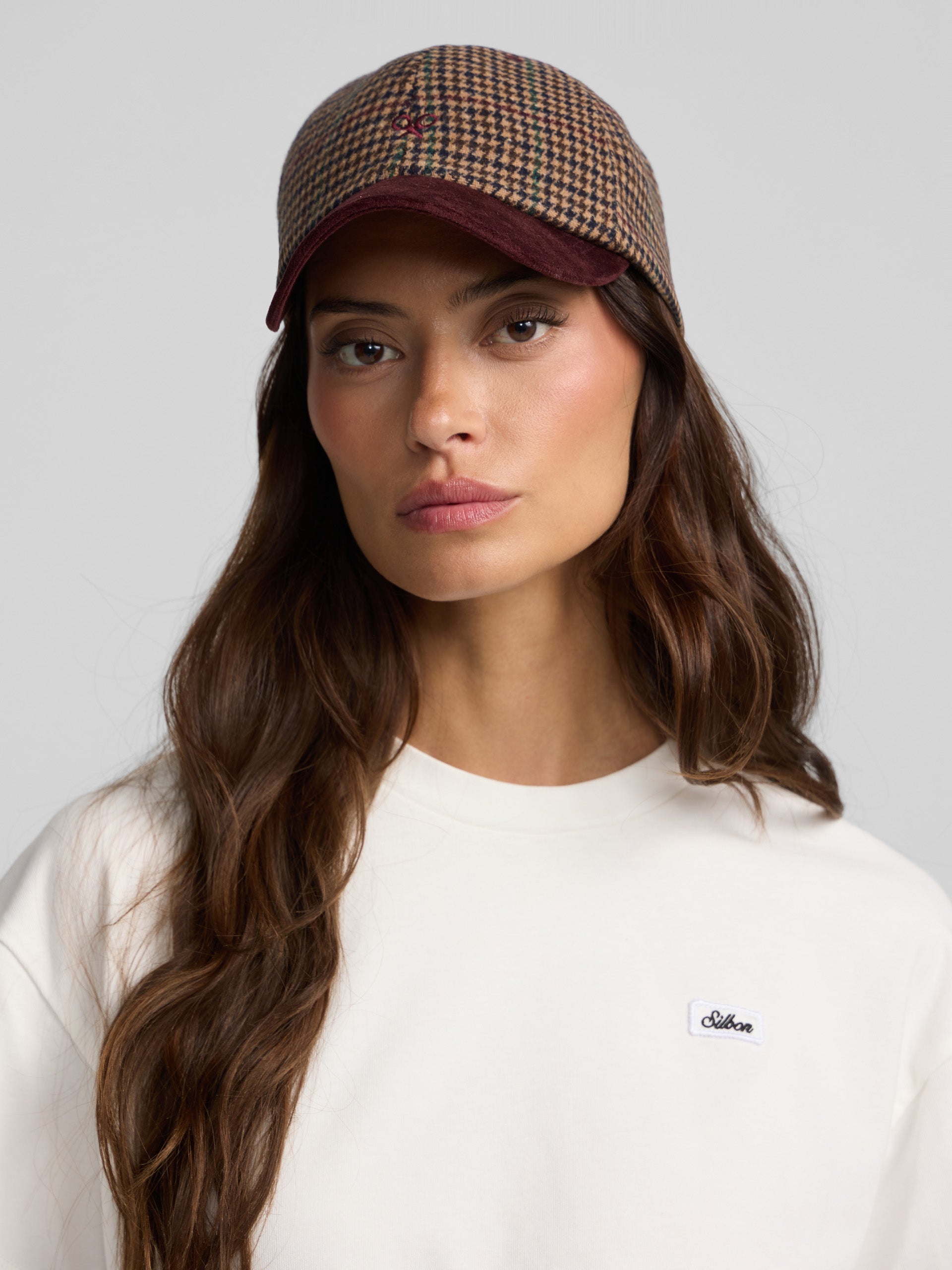 Camiseta mulher patch silbon branco