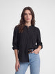 Blouse romantique noire