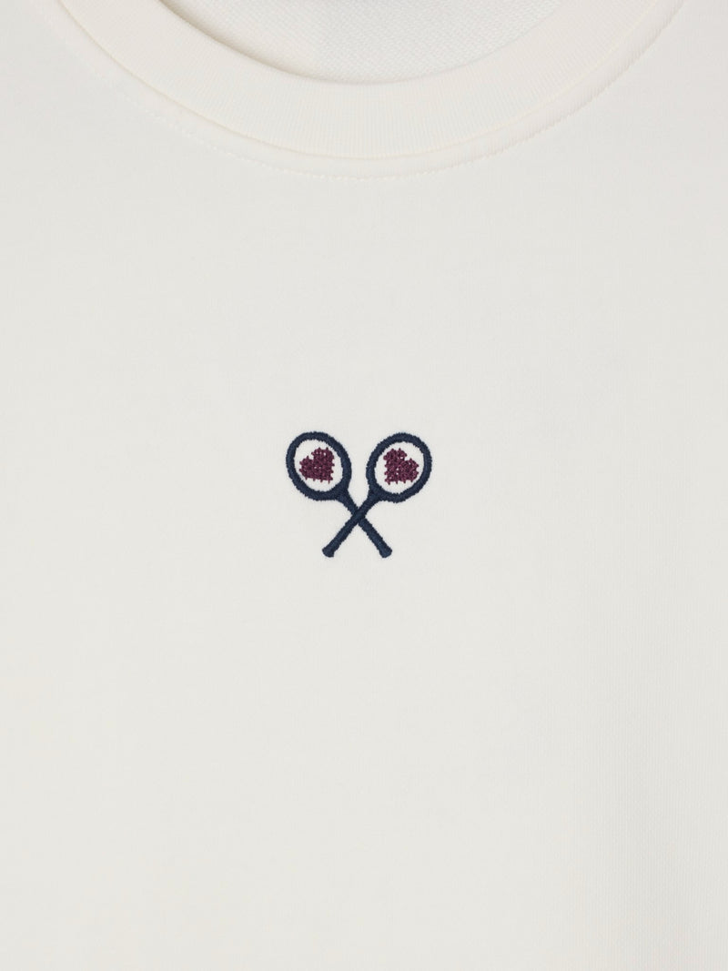 Women's Lucky Love Sweatshirt in Off-White