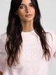 Sweatshirt mulher silbon clássica rosa