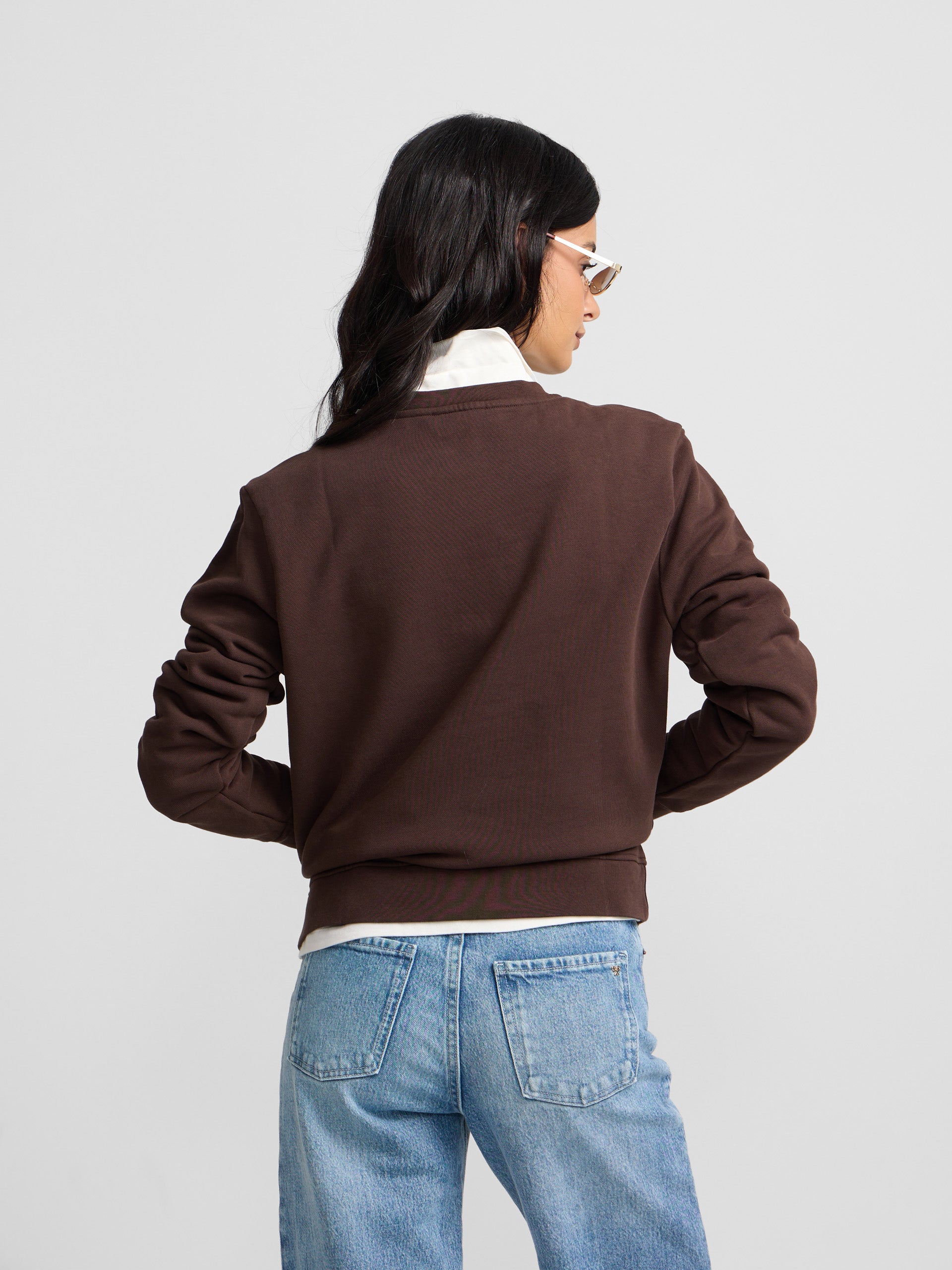 Brown Silbon women's sweatshirt