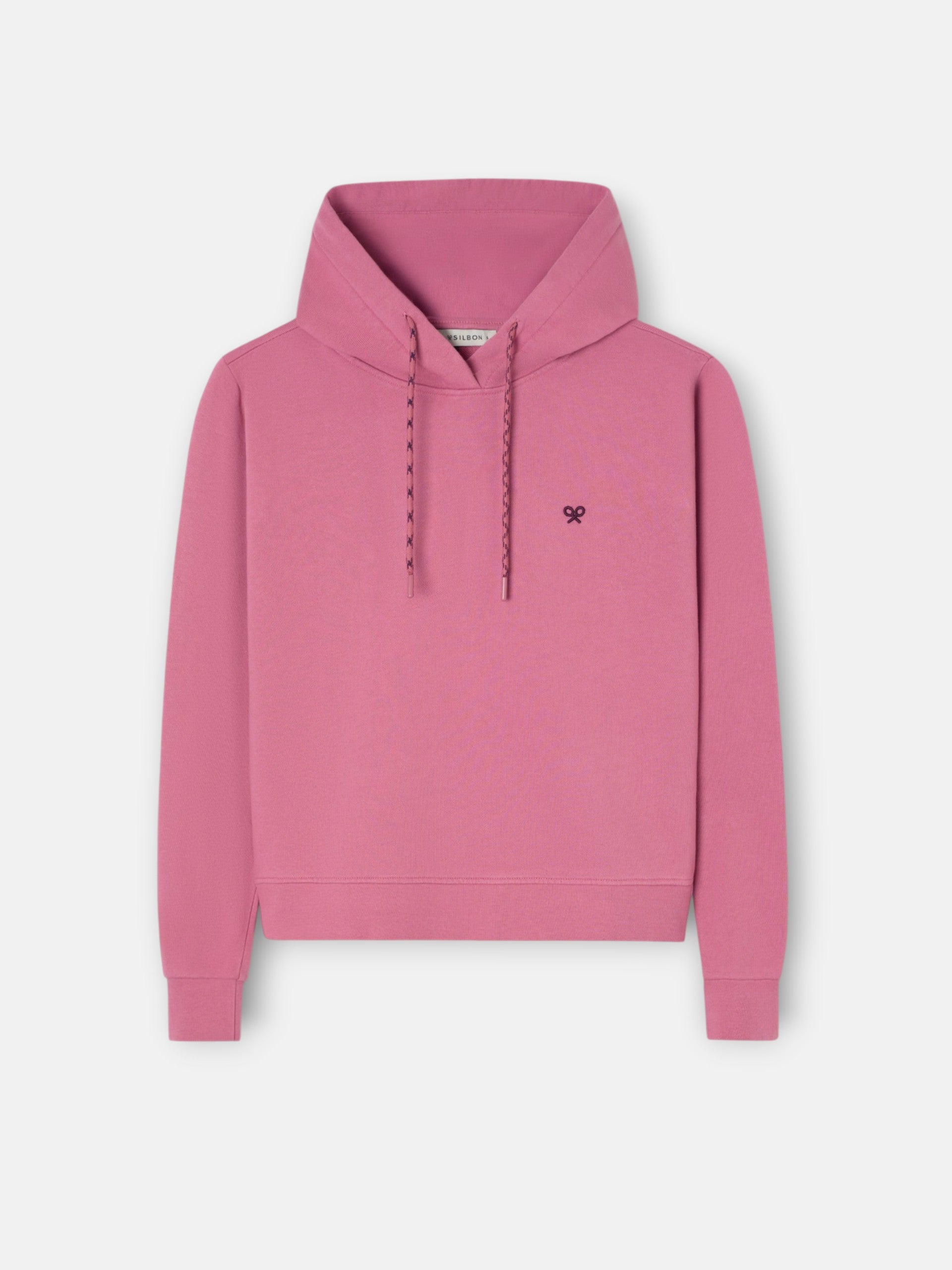 Sweat à capuche femme Silbon Rebel rose