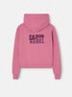 Sweat à capuche femme Silbon Rebel rose