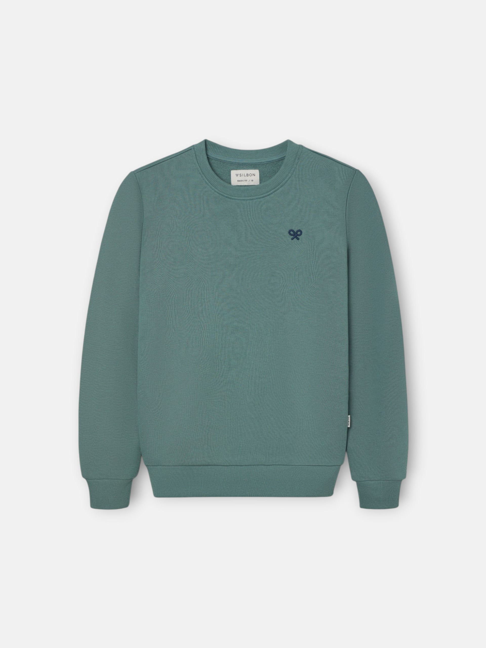 Sweatshirt kids minilogo verde escuro