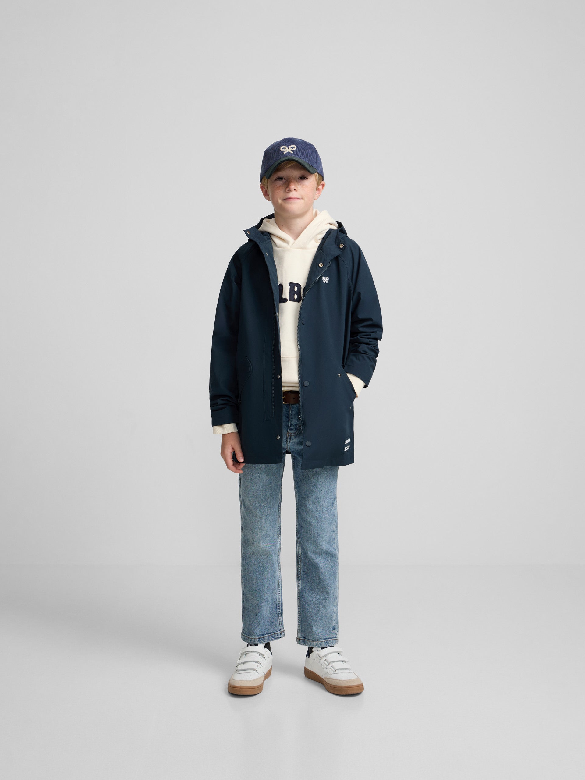 Cortavientos kids azul marino