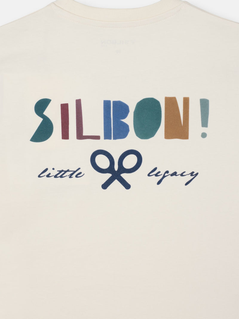 T-shirt enfant Silbon Little Legacy blanche
