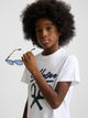 Camiseta kids silbon dibujo blanca