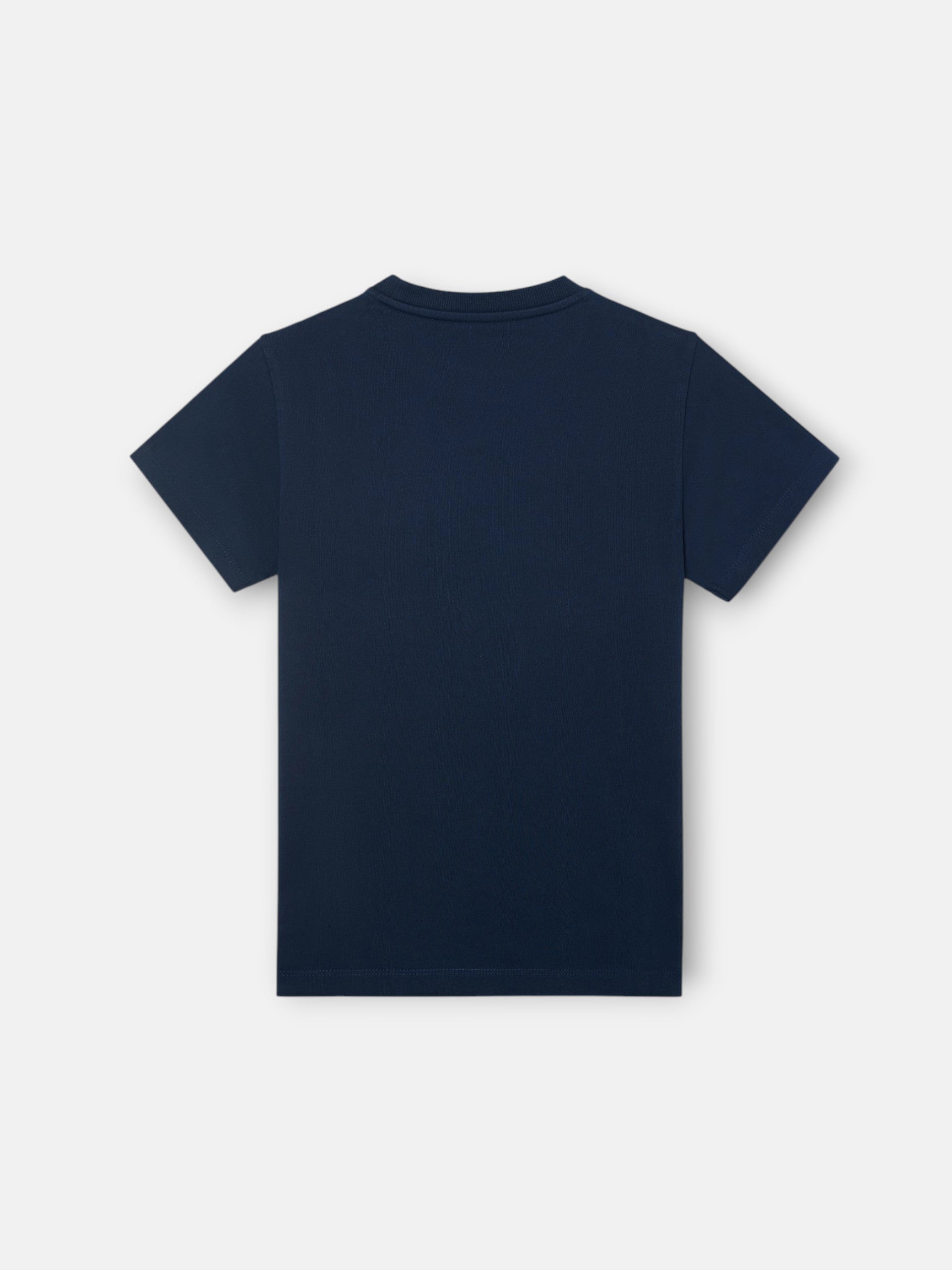Camiseta kids silbon dibujo azul marino