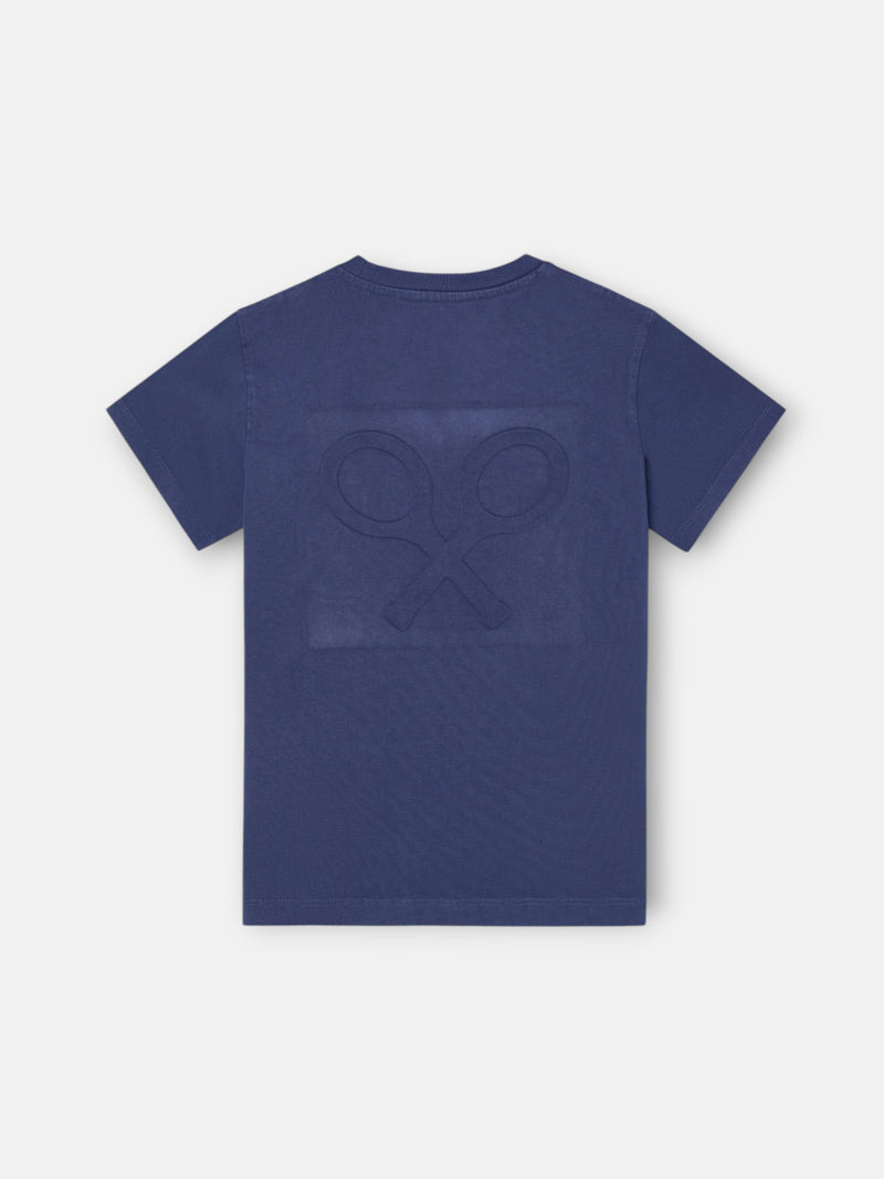 Camisola kids garment dye índigo