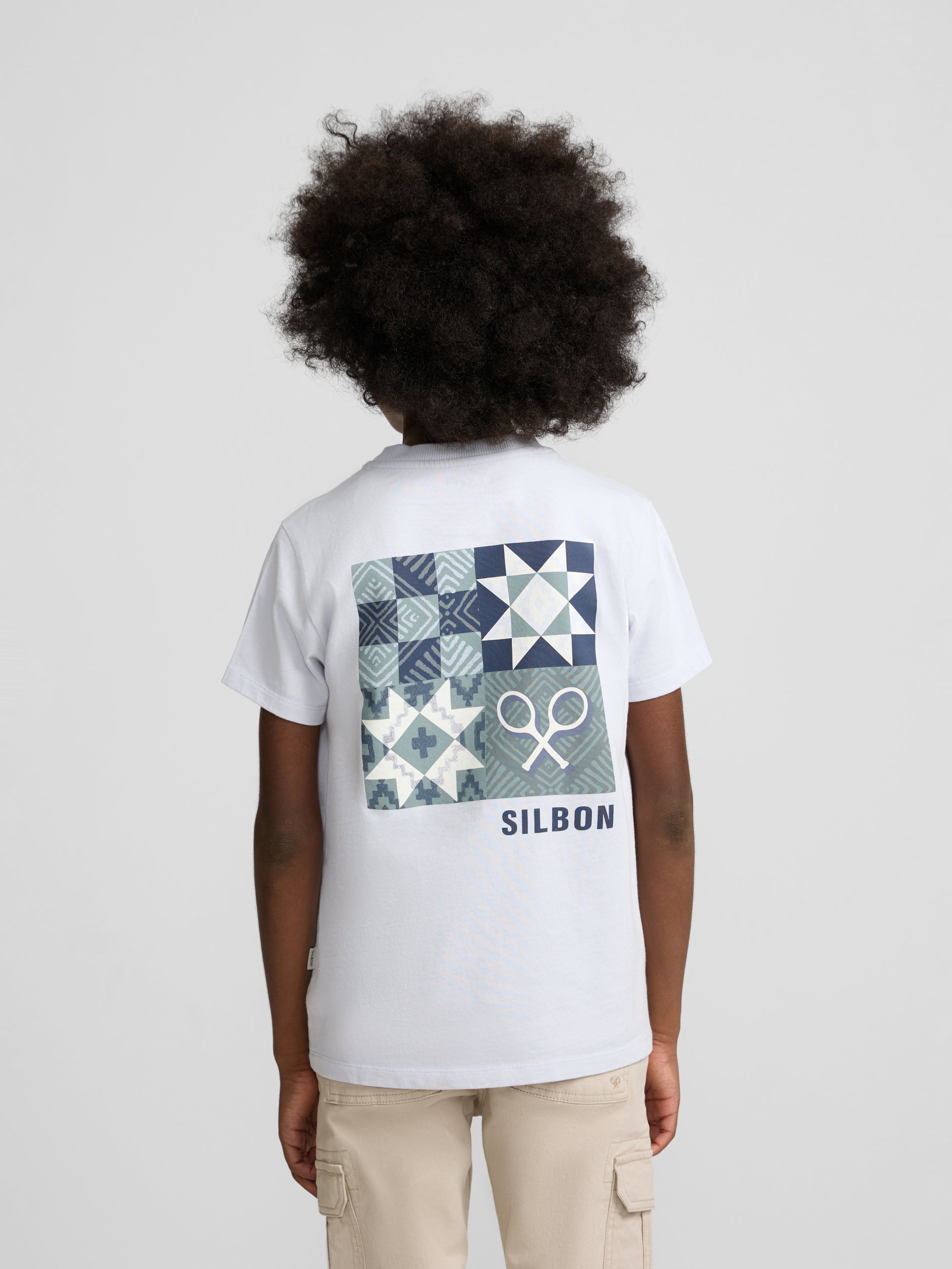 Camiseta kids etnica azul