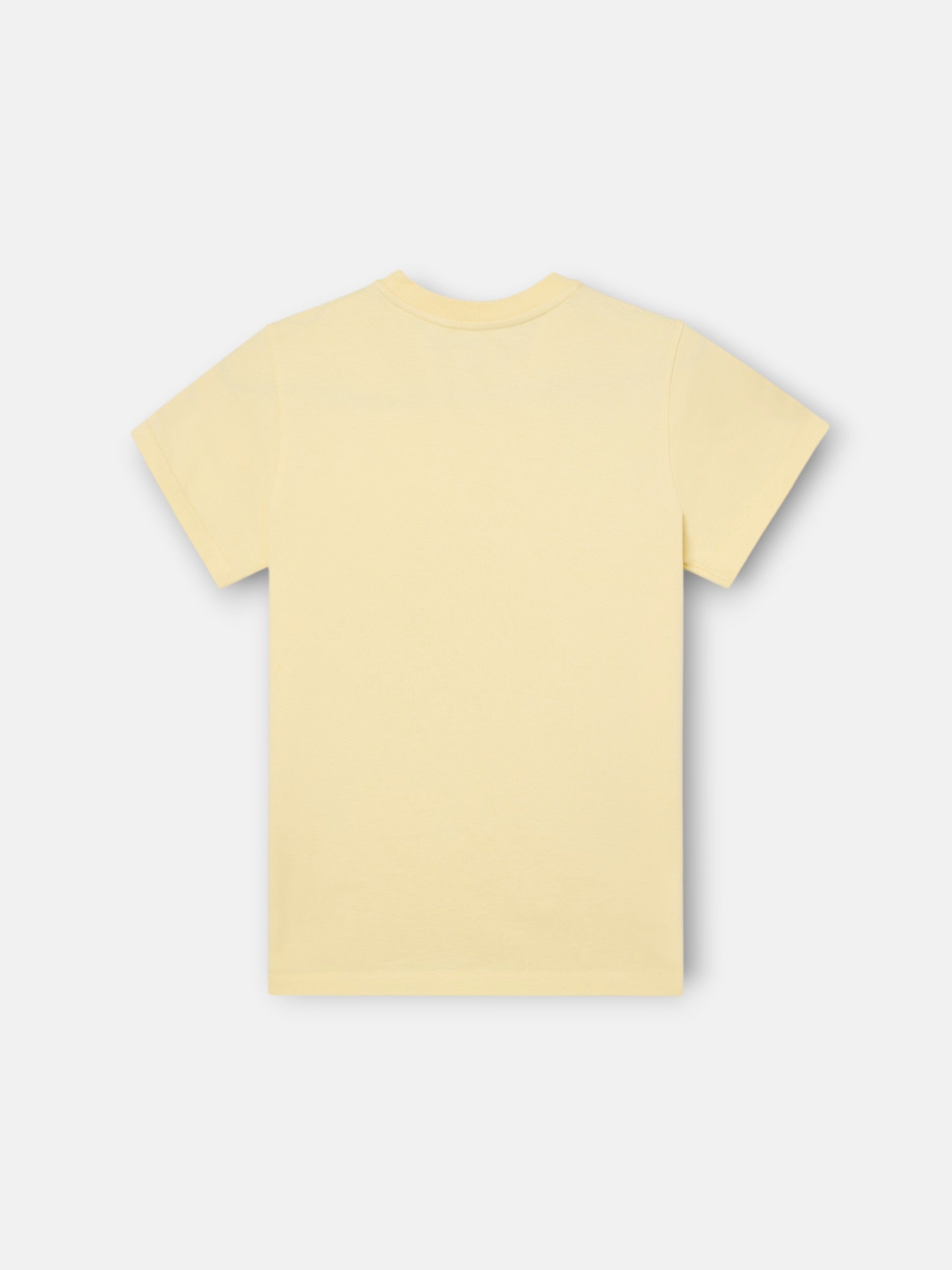 Camiseta kids bolsillo etiqueta amarilla