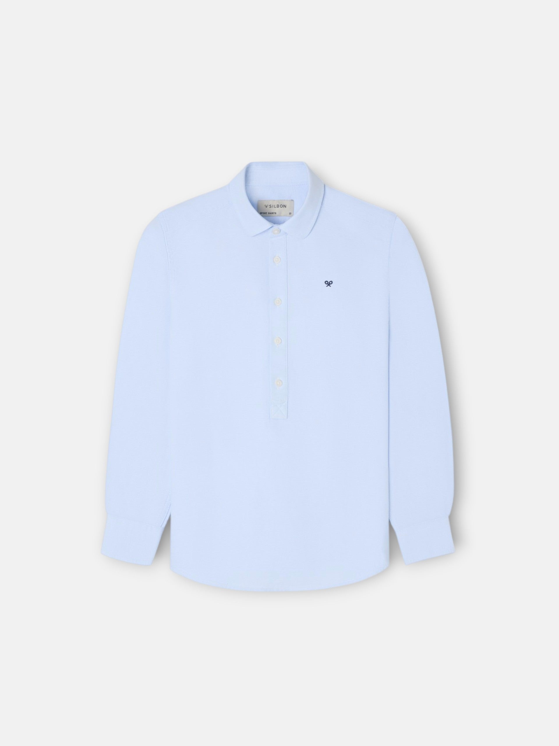 Classic Oxford Light Blue Kids' Sport Polo