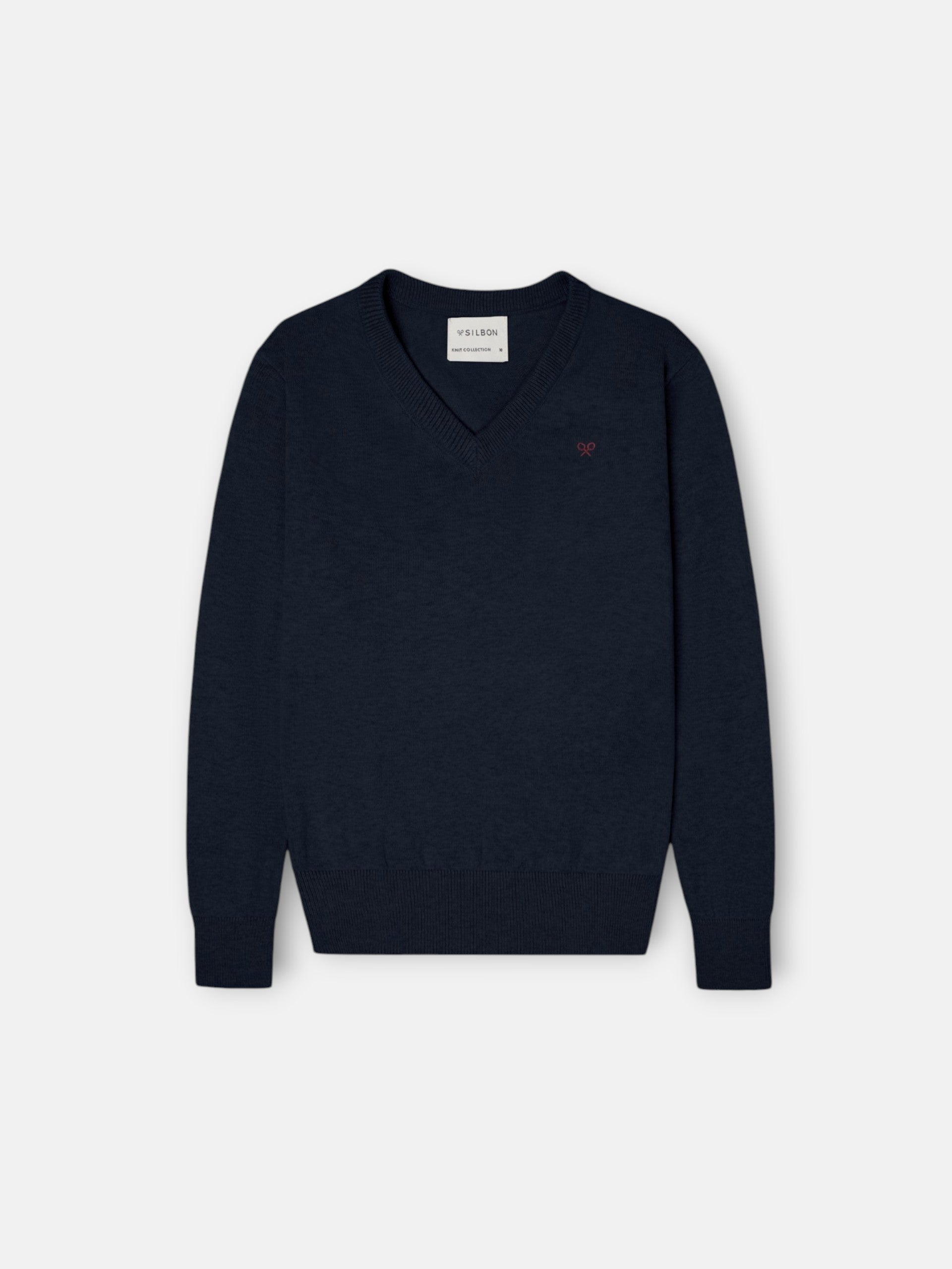 Jersey kids cuello pico marino