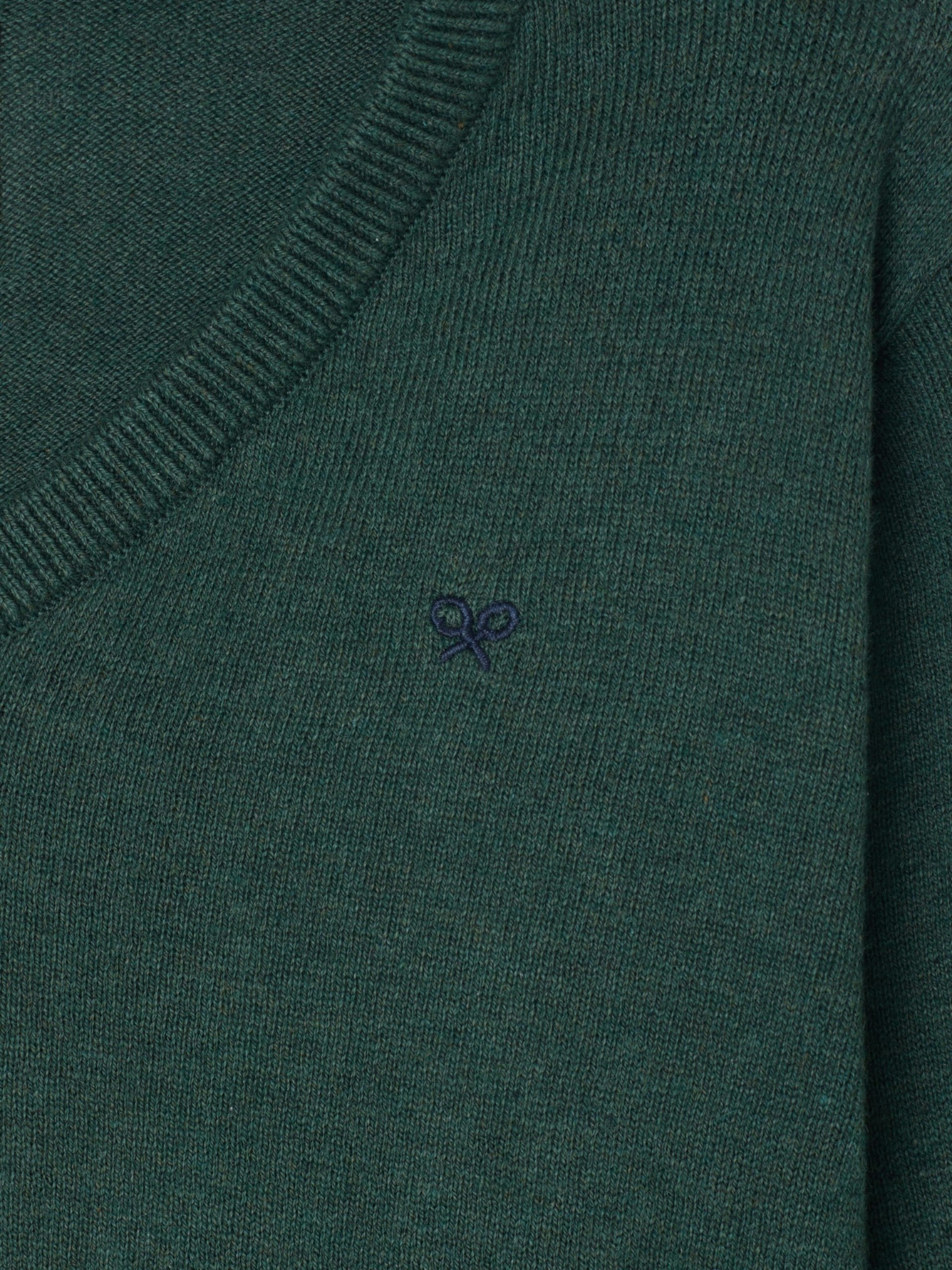 Jersey kids cuello pico verde