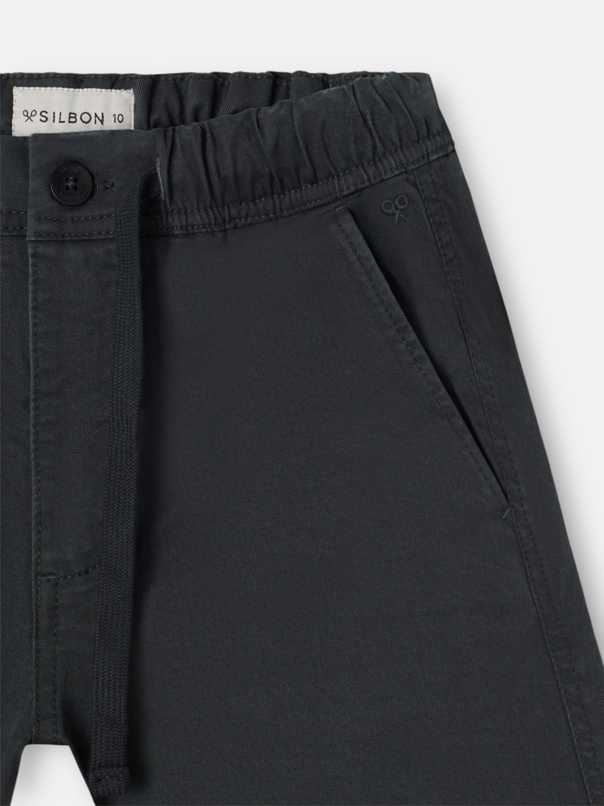 Pantalon de sport enfant style régulier vert