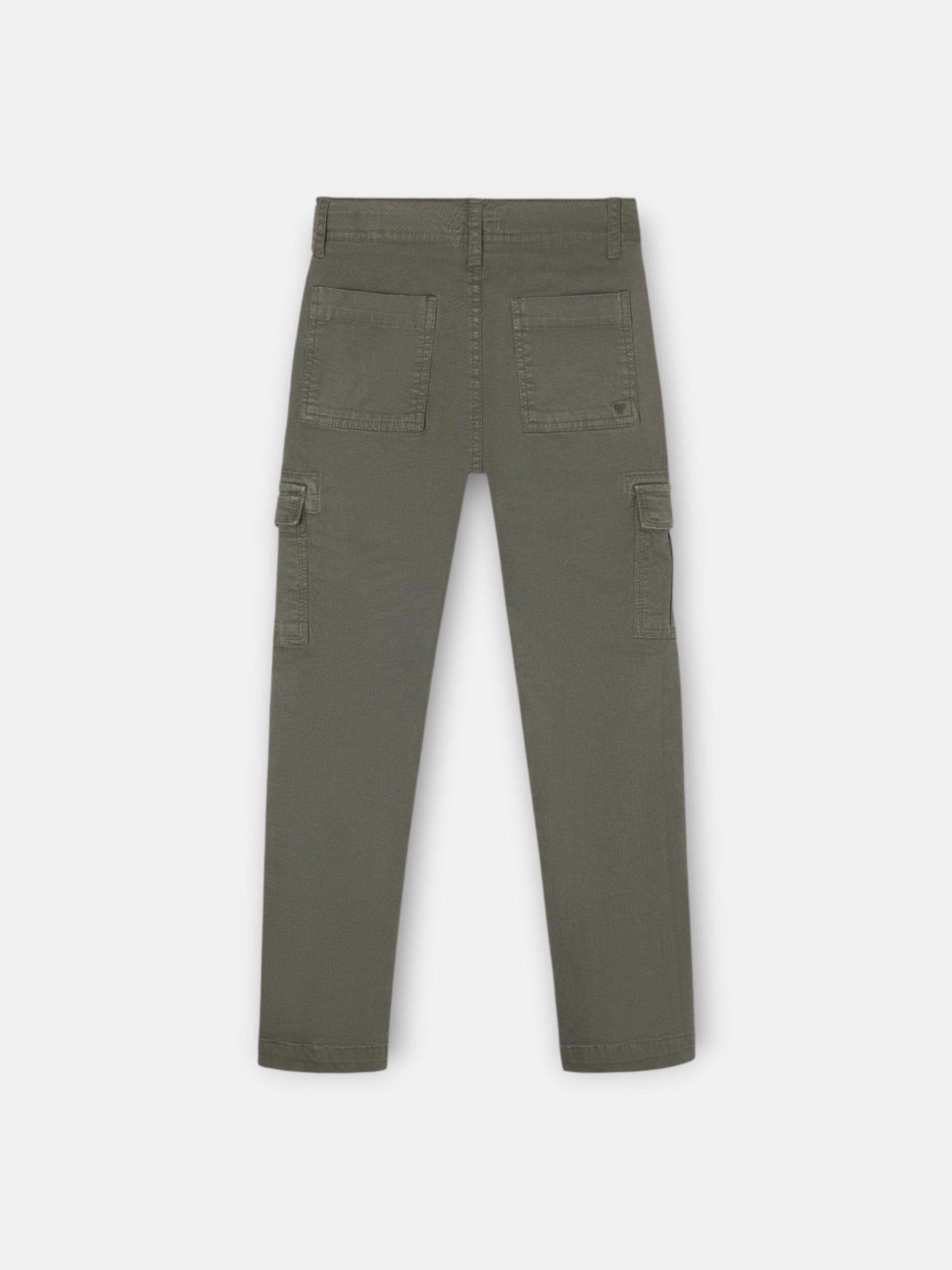 Green kids' cargo sport pants