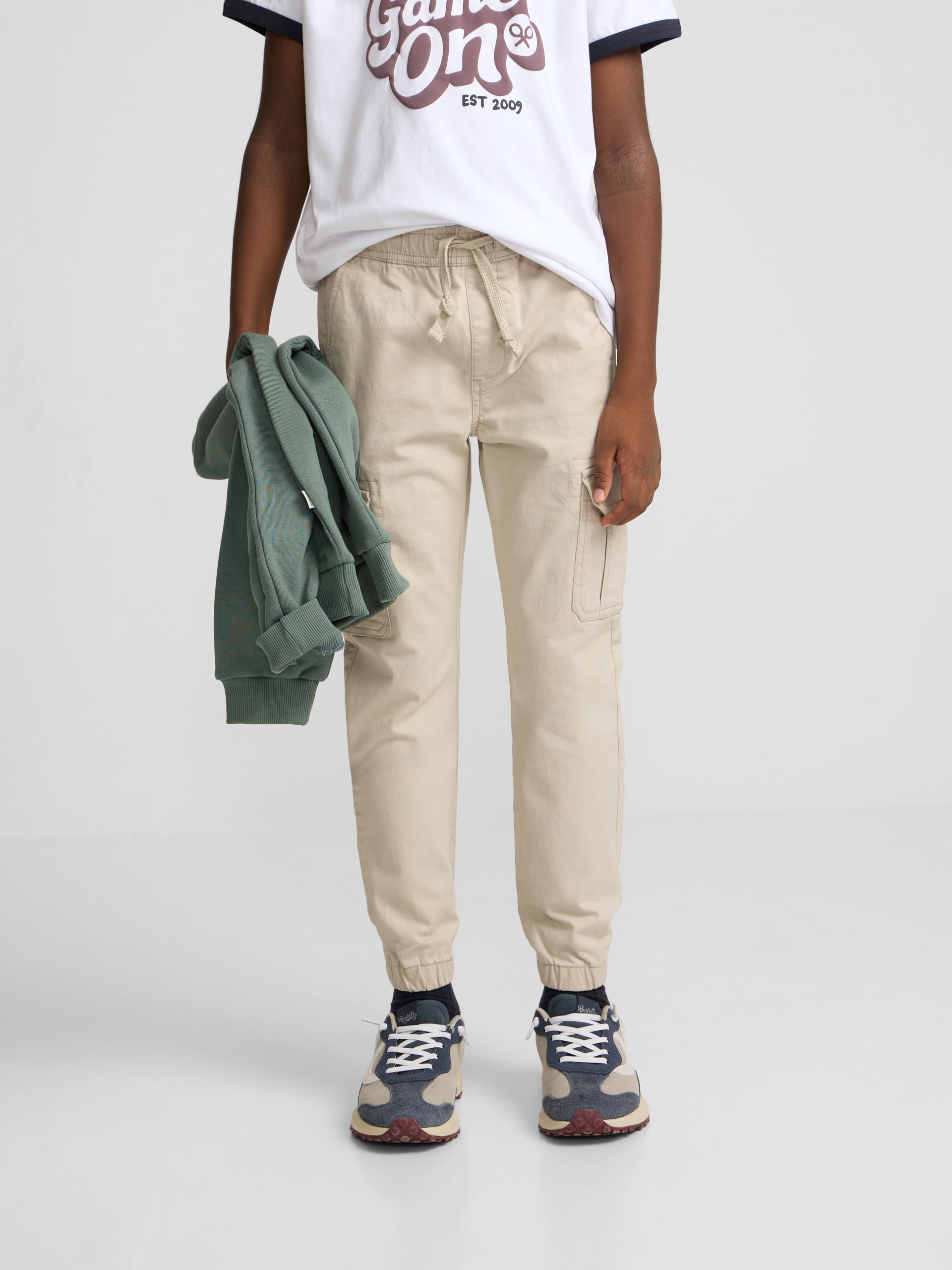 Pantalon sport kids jogger piedra