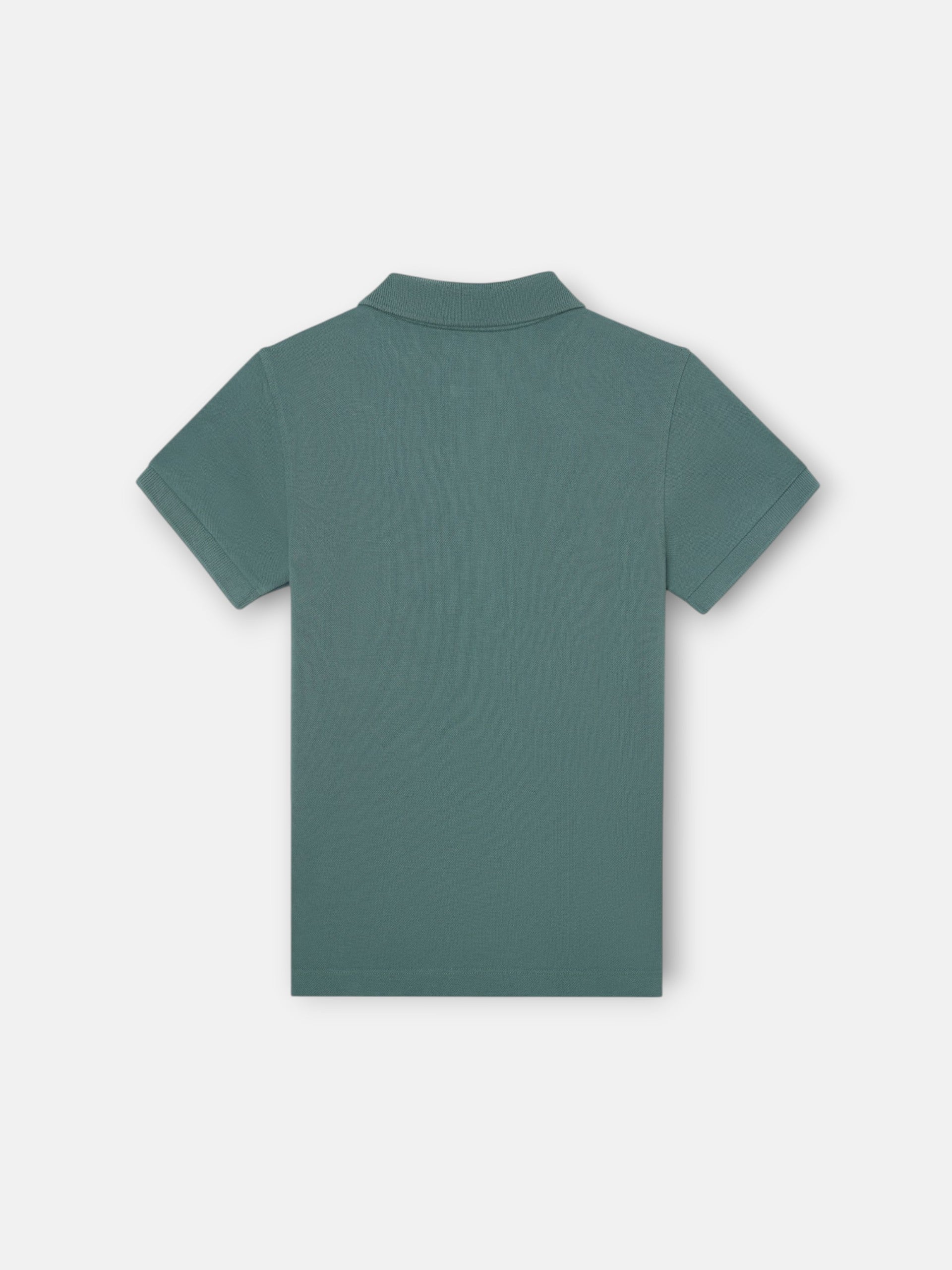 Polo kids raqueta verde oscuro