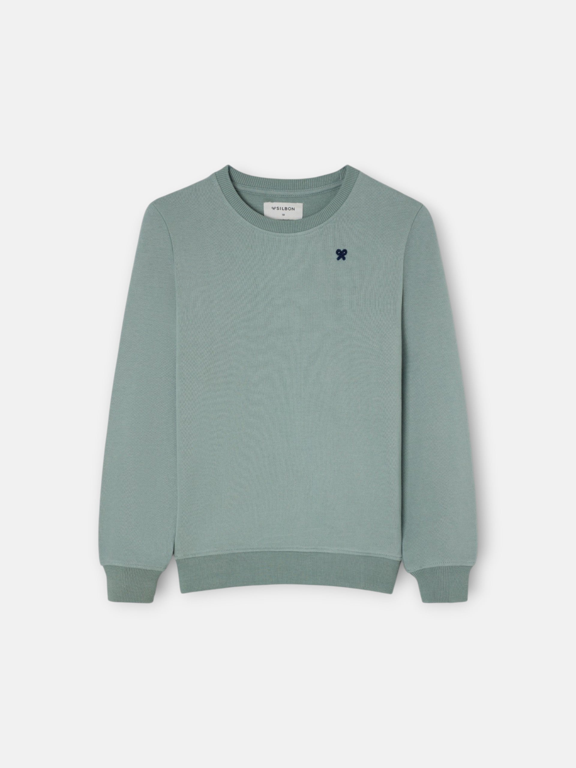 Sweatshirt kids little legacy verde claro