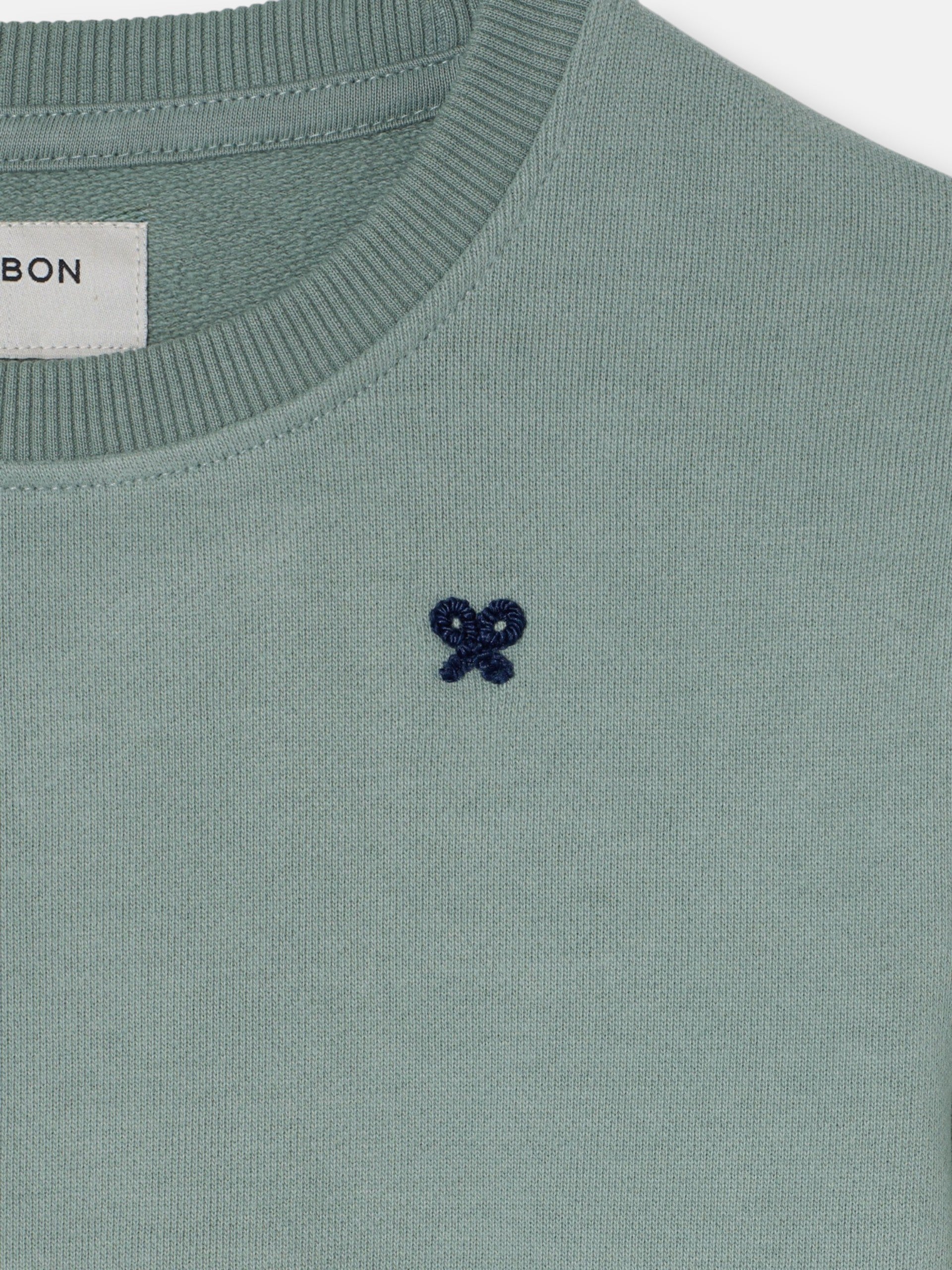 Sweatshirt kids little legacy verde claro