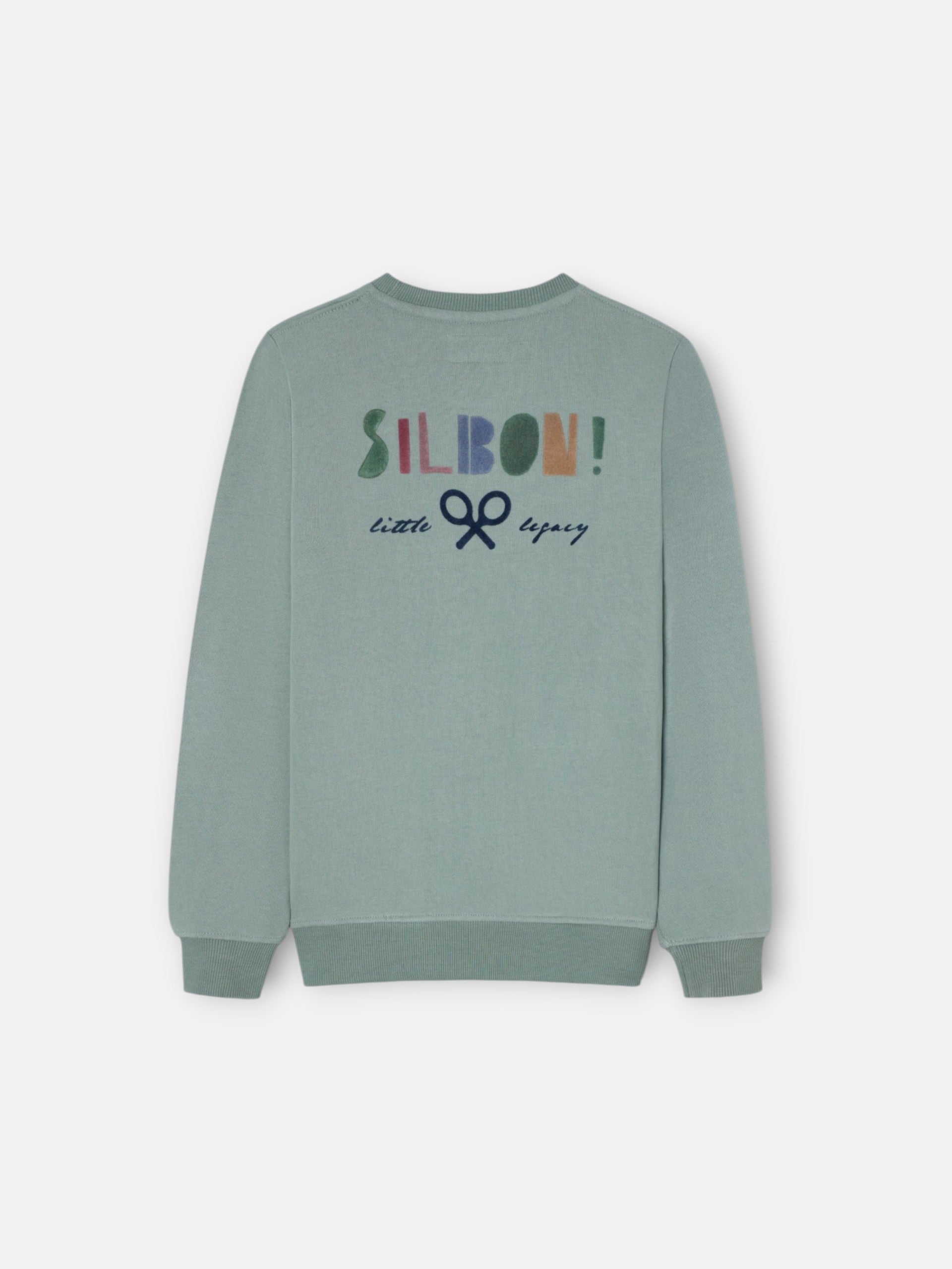 Sweatshirt kids little legacy verde claro