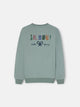Sweatshirt kids little legacy verde claro