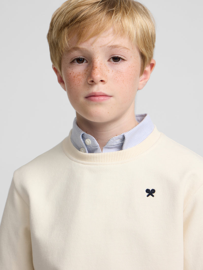 Kids Little Legacy Cream Sweatshirt