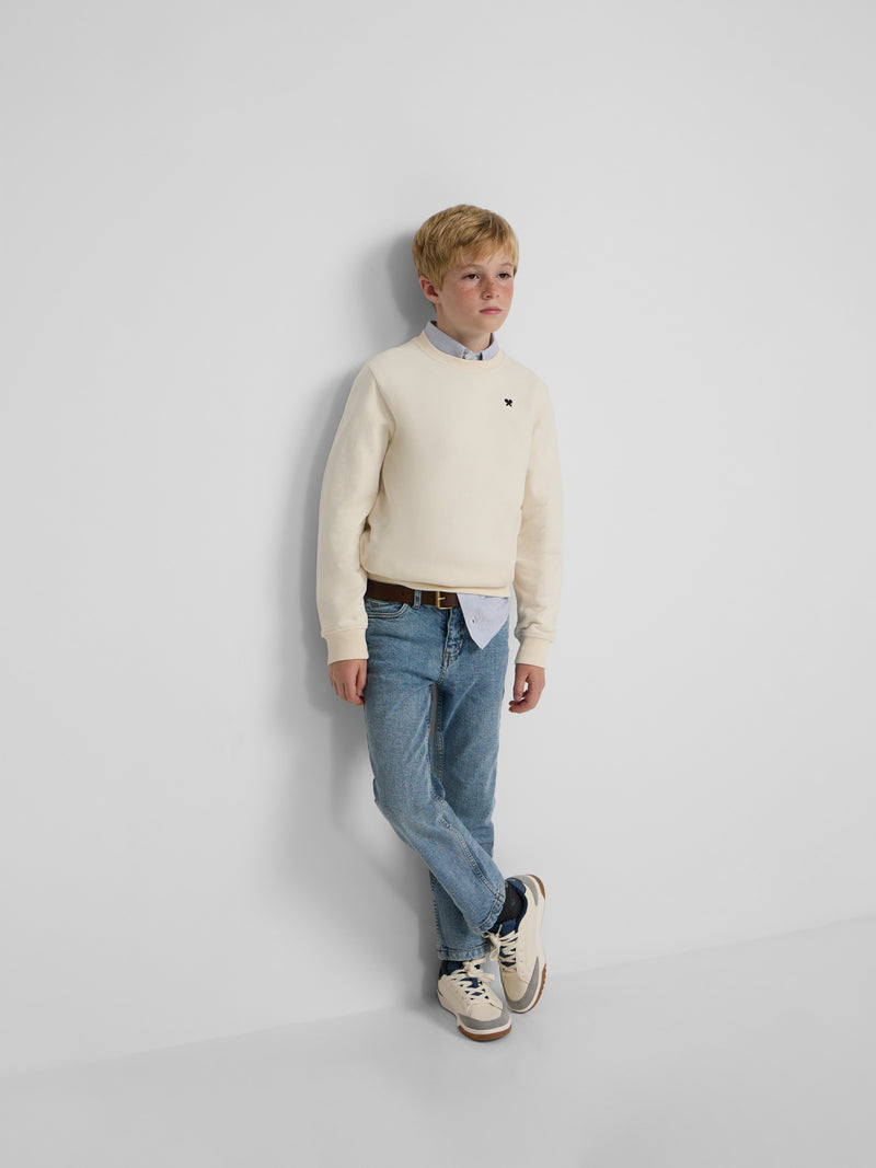 Kids Little Legacy Cream Sweatshirt