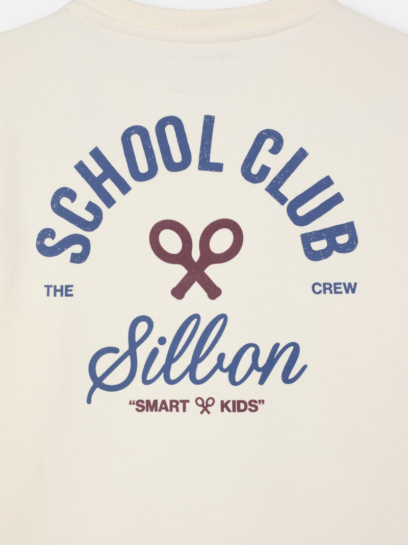 Kids School Club Cream Sweatshirt