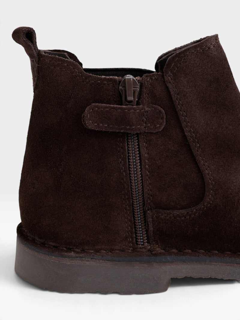 Bota kids chelsea serraje marron