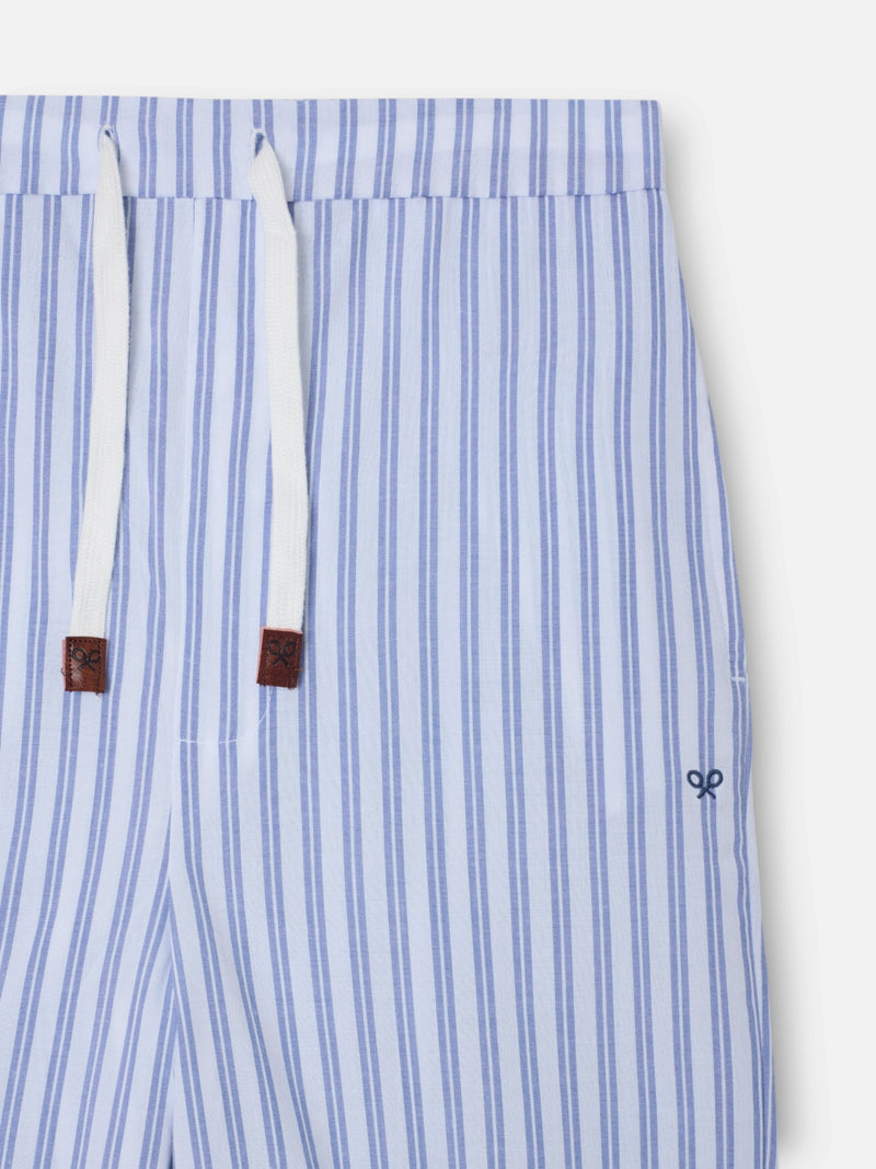 Pijama kids rayas azul
