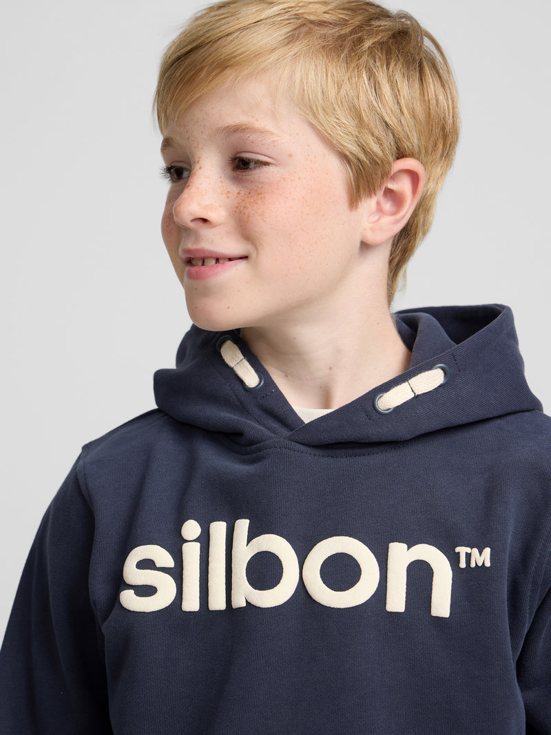 Sudadera kids deportiva canguro marino