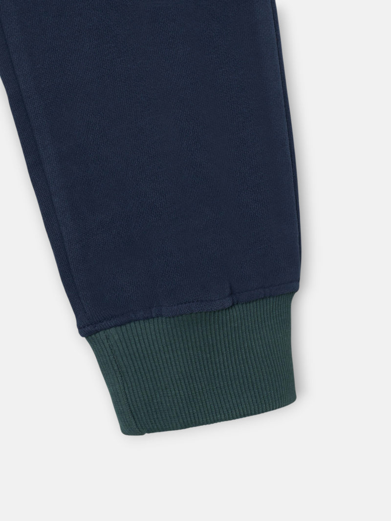 Kids multicolor navy sports pants