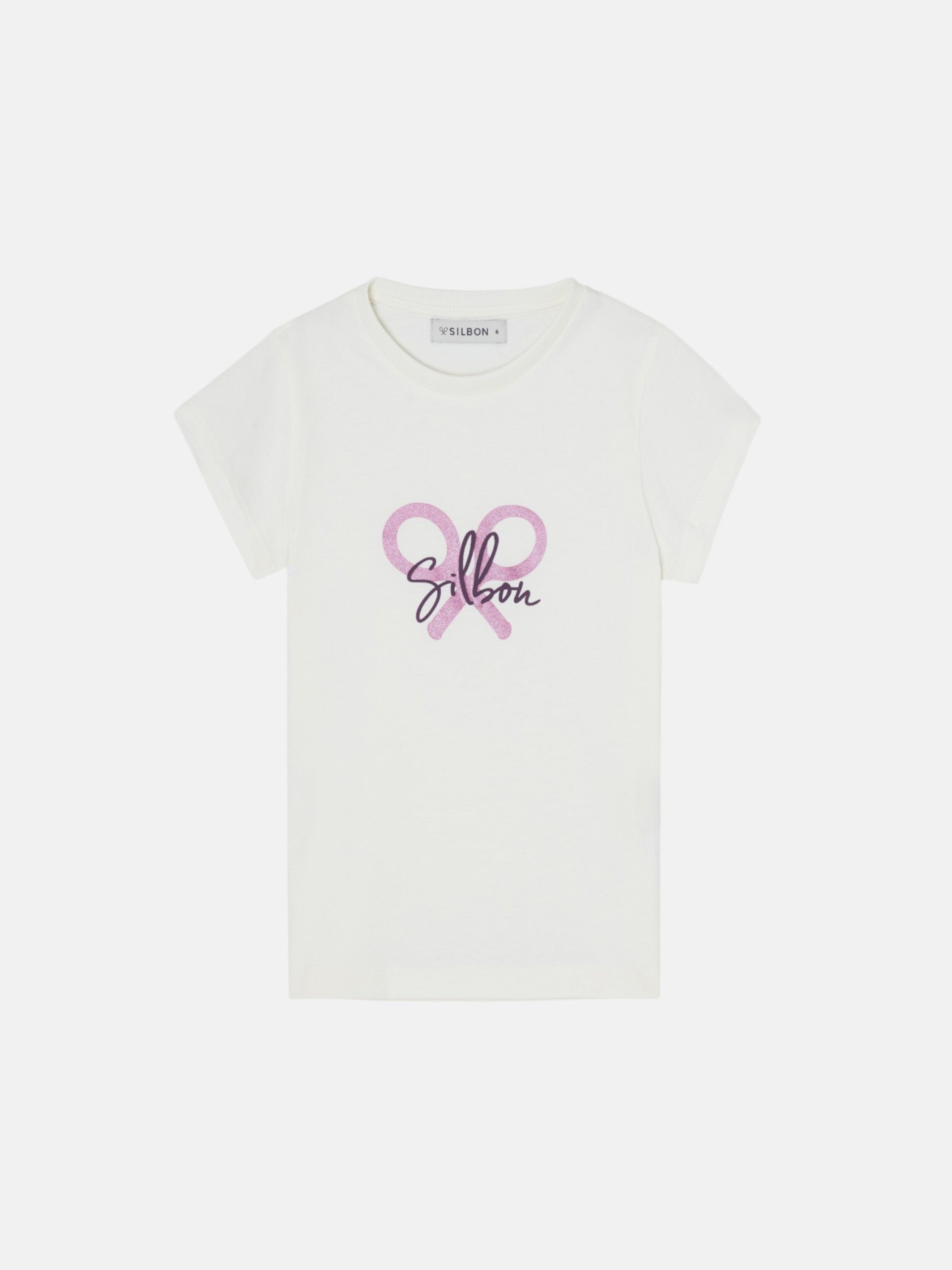 Camiseta girl silbon raqueta silbon crudo