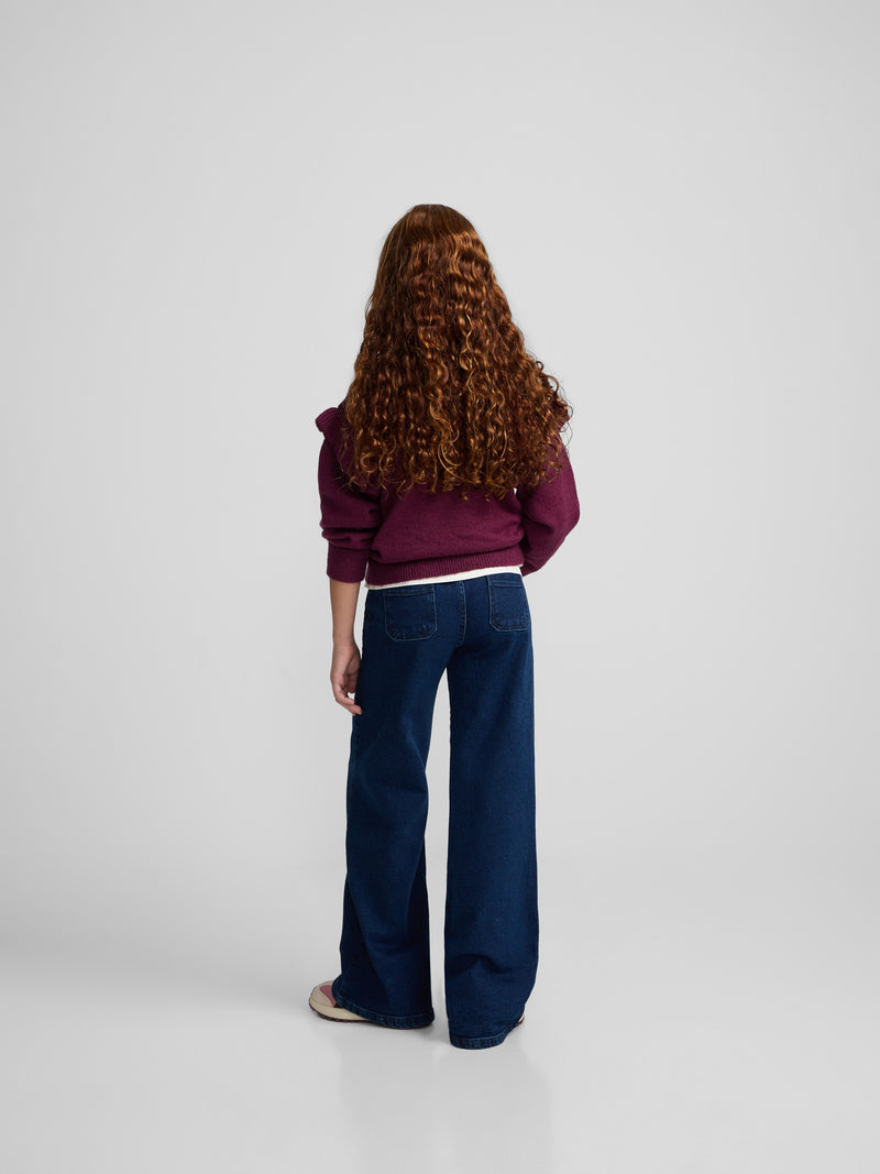 Jersey girl volantes silbon morado