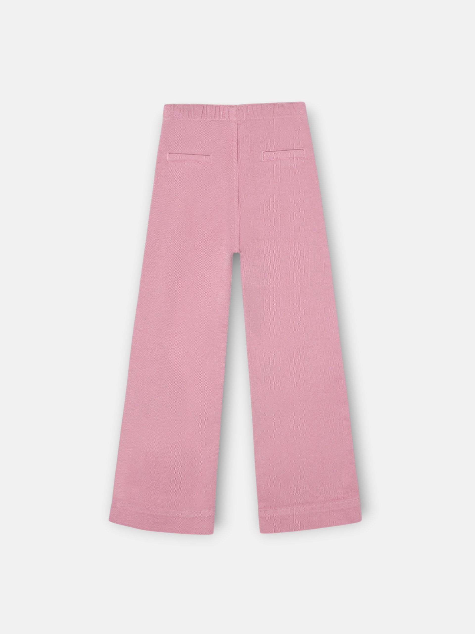 Dark pink sailor girl trousers
