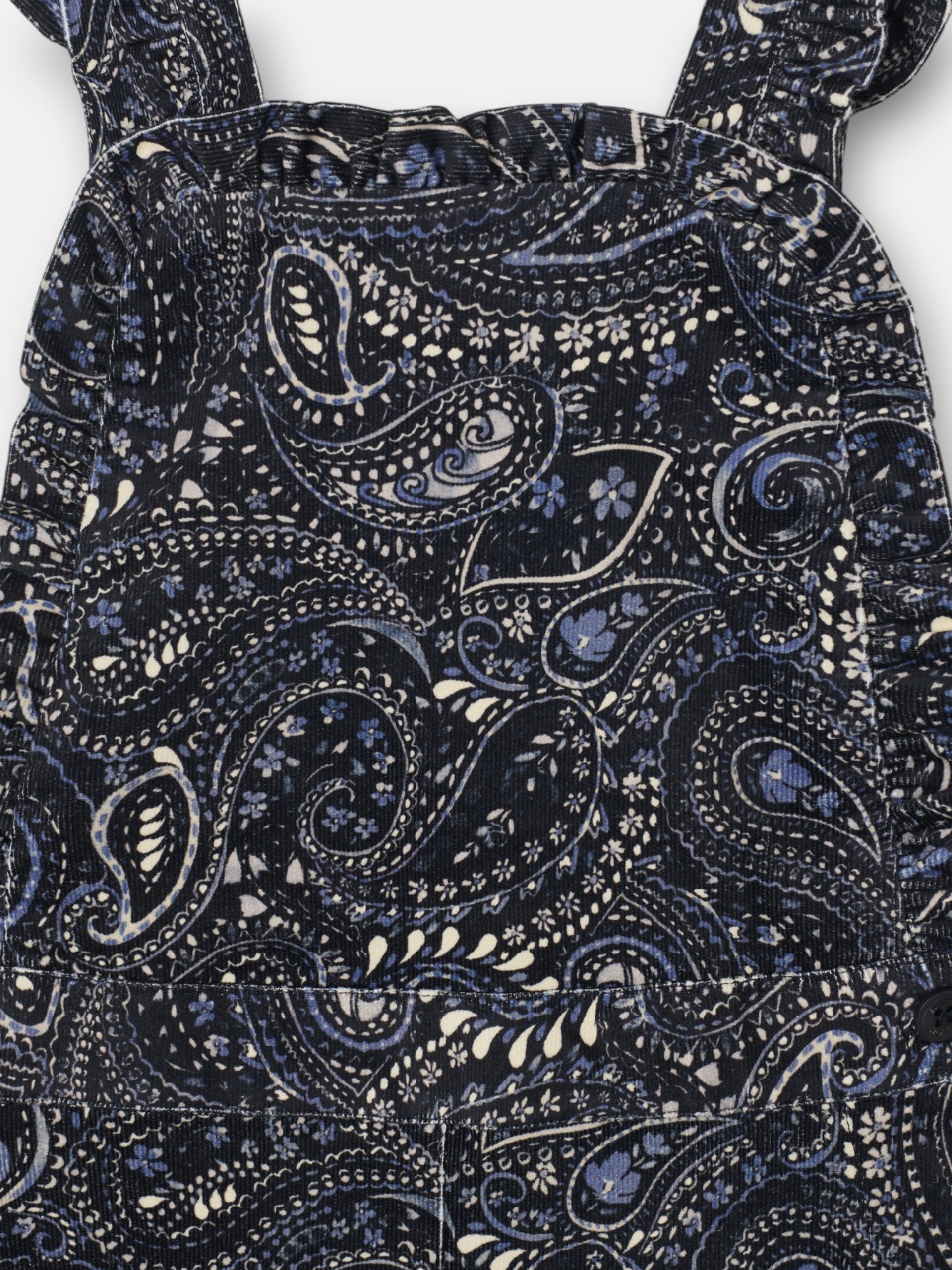 Peto girl micropana estampado paisley azul