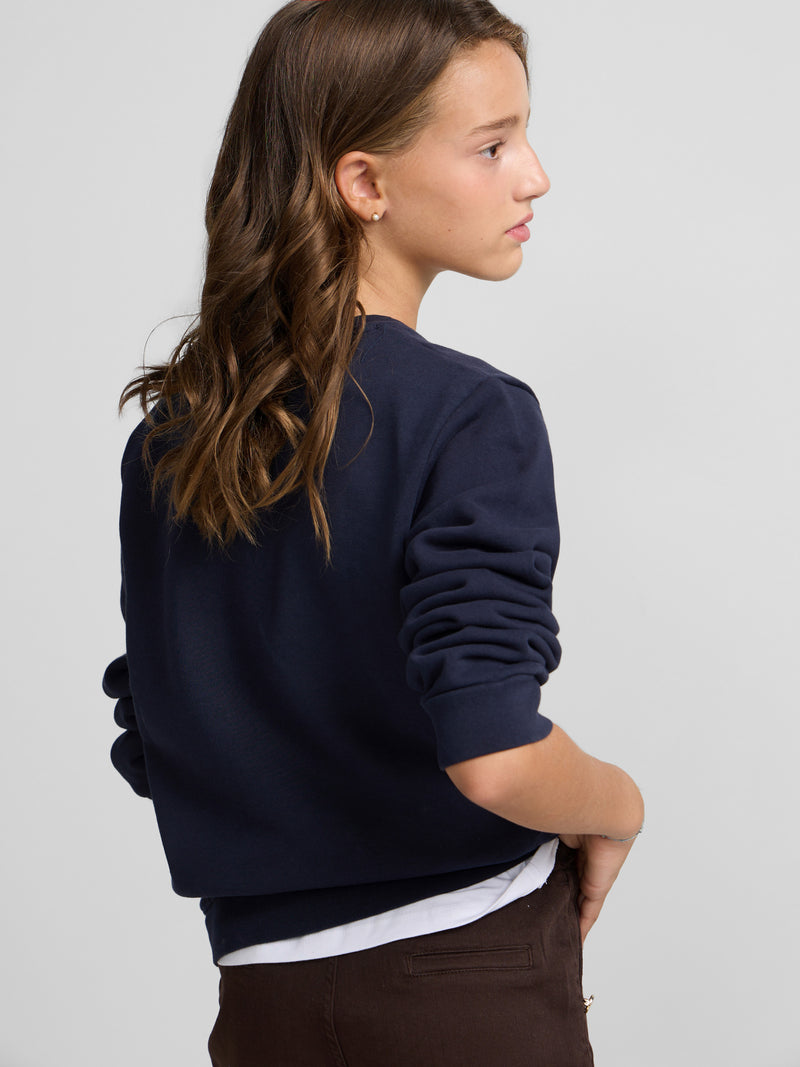 Sweatshirt girl tennis club azul marinho