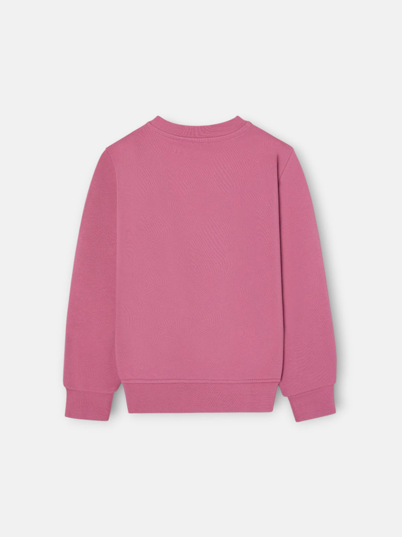 Sweatshirt girl tennis club rosa