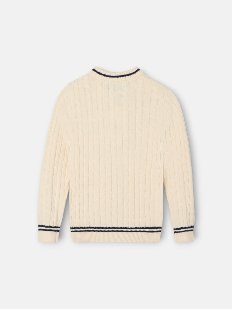 Raw college crest girl sweater