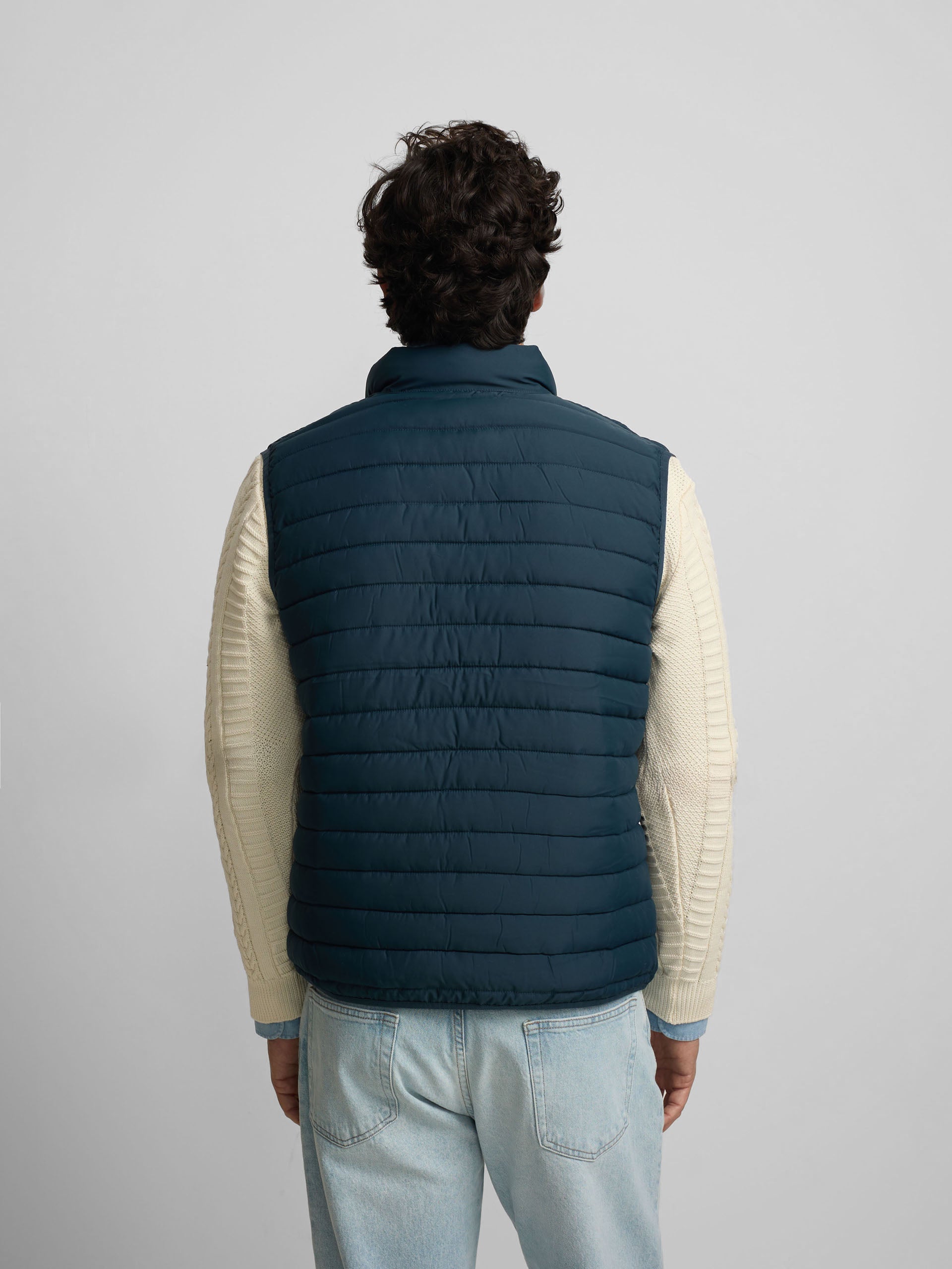 Chaleco padded azul marino