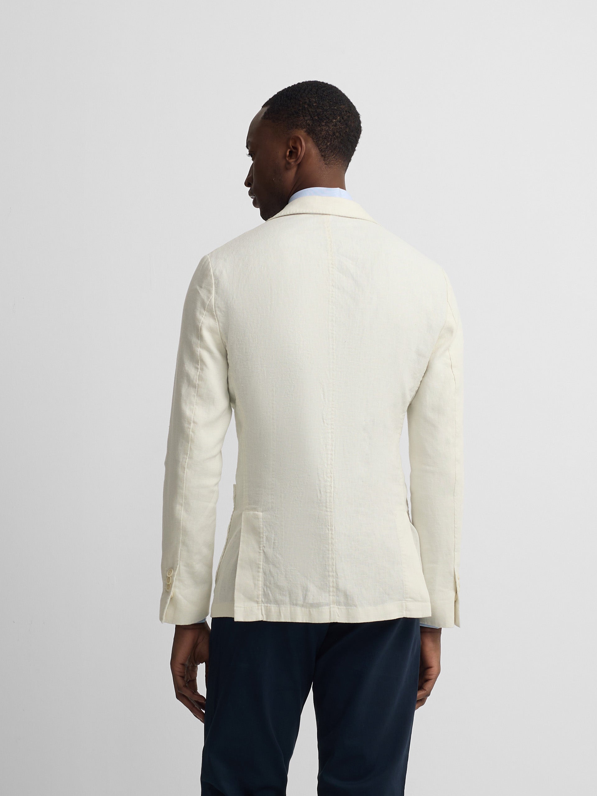 White comfort blazer